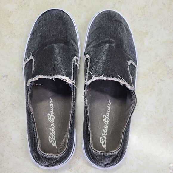 Eddie Bauer Slip On Denim Sneakers 11 - Picture 6 of 7